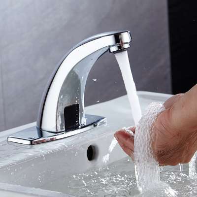 Hot sale bathroom infrared automatic sensor basin water faucet